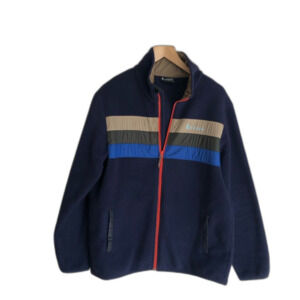 Cotopaxi Teca Full Zip Colorblock Striped Fleece Jacket size Large